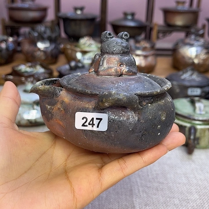 裸柴烧陶瓷手工茶器