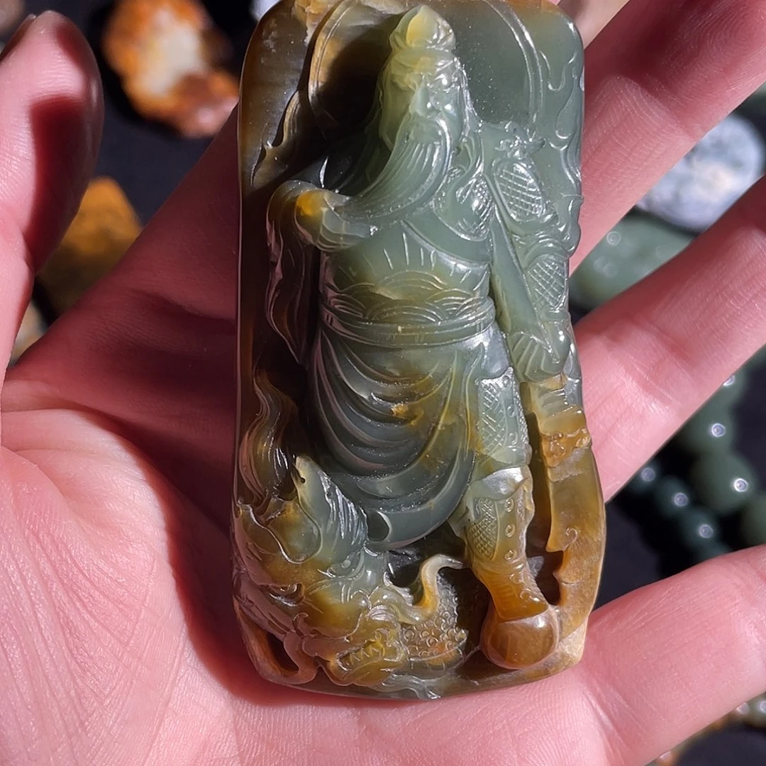 岫岩河磨玉（透闪石质玉）未镶嵌手镯