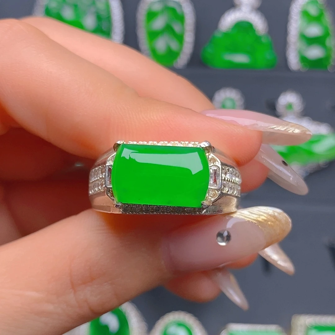 未镶嵌戒指翡翠马鞍