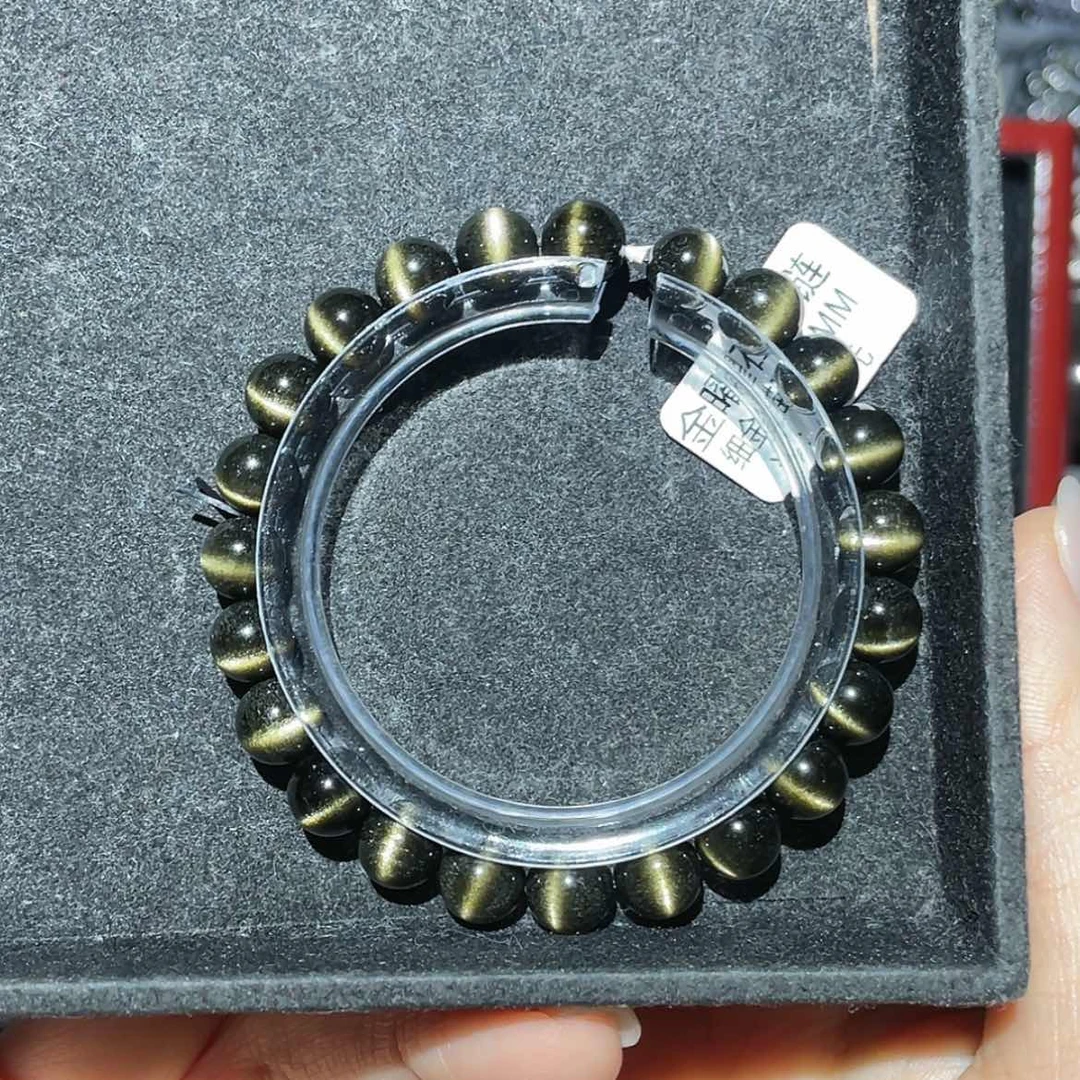 【闪购商品】未镶嵌黑曜岩手链山**人