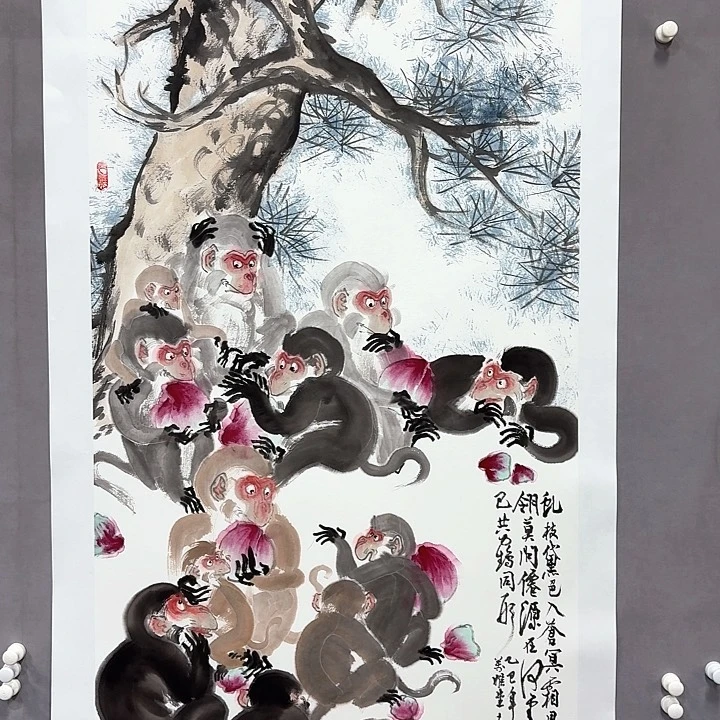 国画亲笔手绘放心去藏
