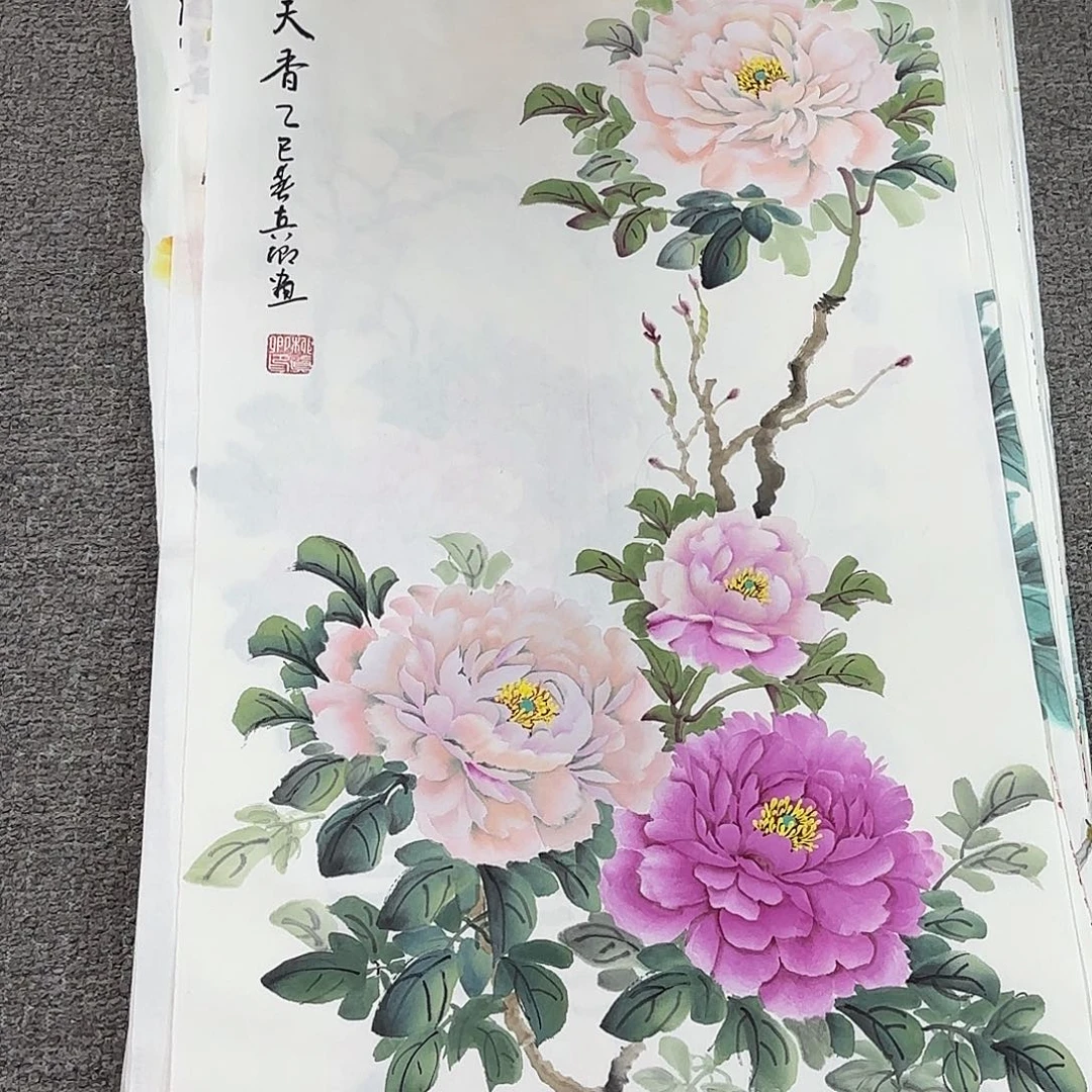 国画国画作品多次入选国内外