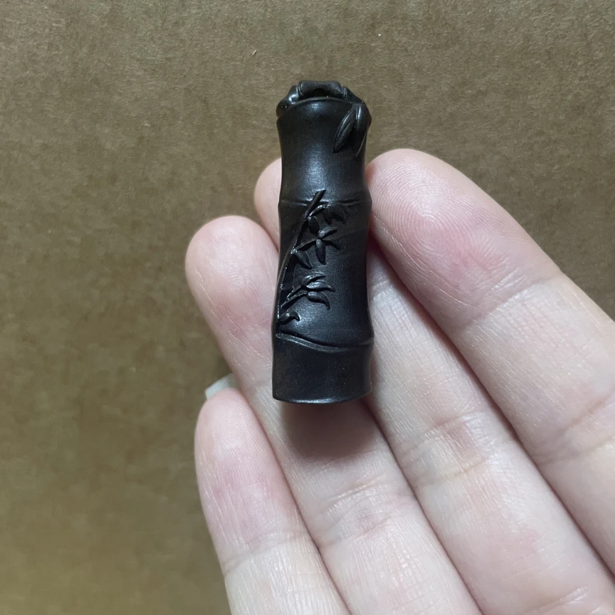 竹节节节高升阴沉横纹黑肉高货保真印度迈索尔老山檀香