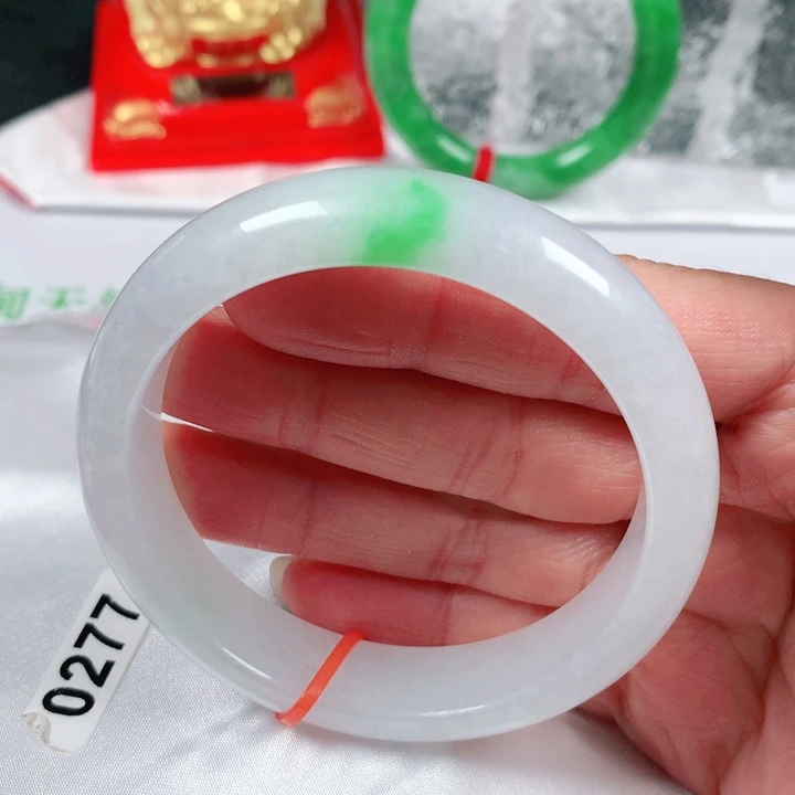 未镶嵌手镯翡翠  编号0277 正圈56