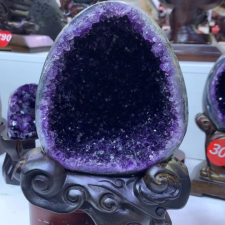 紫晶大型摆件（非配饰）未镶嵌蛋