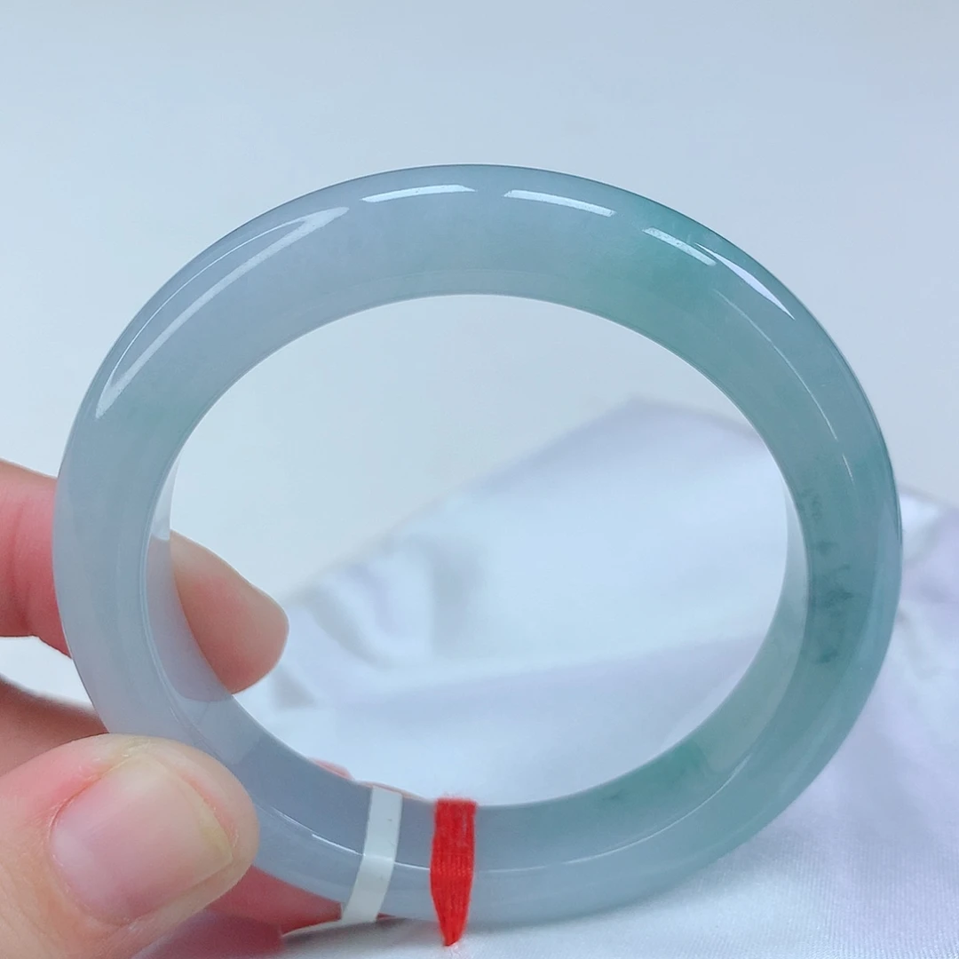 翡翠未镶嵌手镯56.6圈口