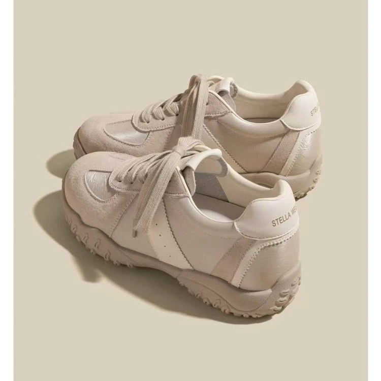 BTUT/6cm隐形增高真皮女款德训鞋小个子天菜！