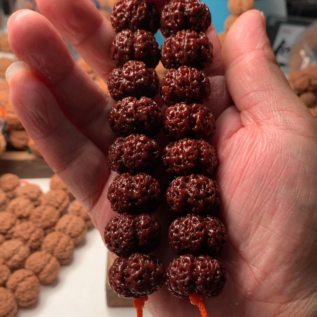 金刚菩提手串21钮扣梅花超头