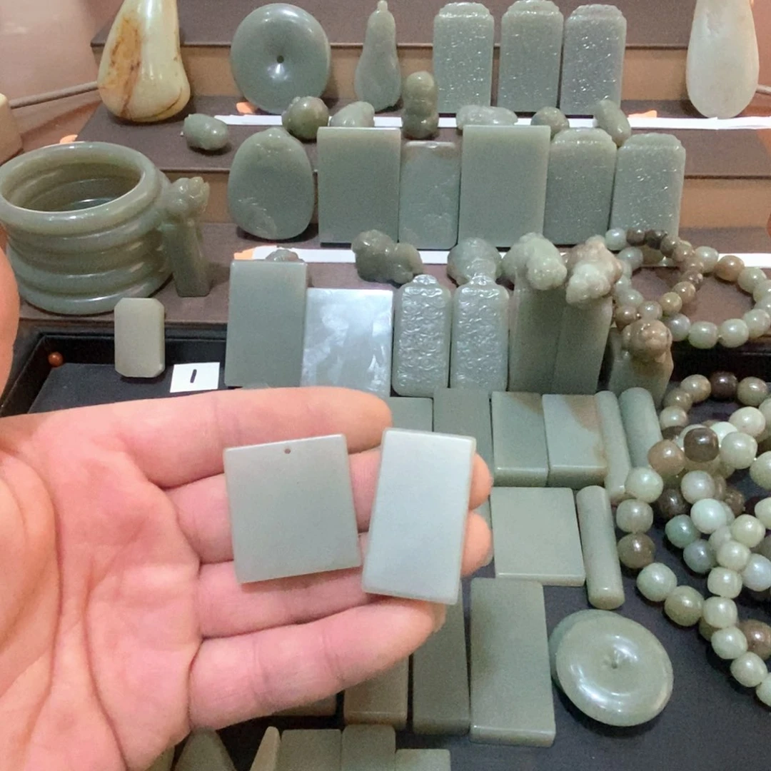 和田玉颈饰未镶嵌雲*軒11