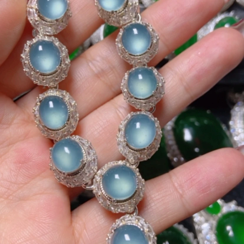 【闪购商品】翡翠颈饰未镶嵌B****e翡翠套链