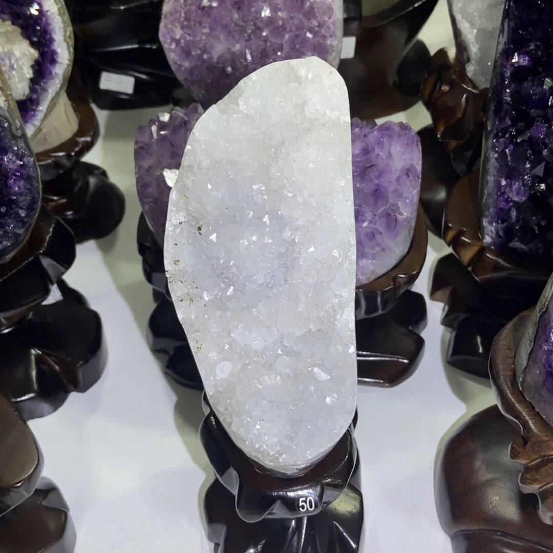 紫晶摆件未镶嵌水晶