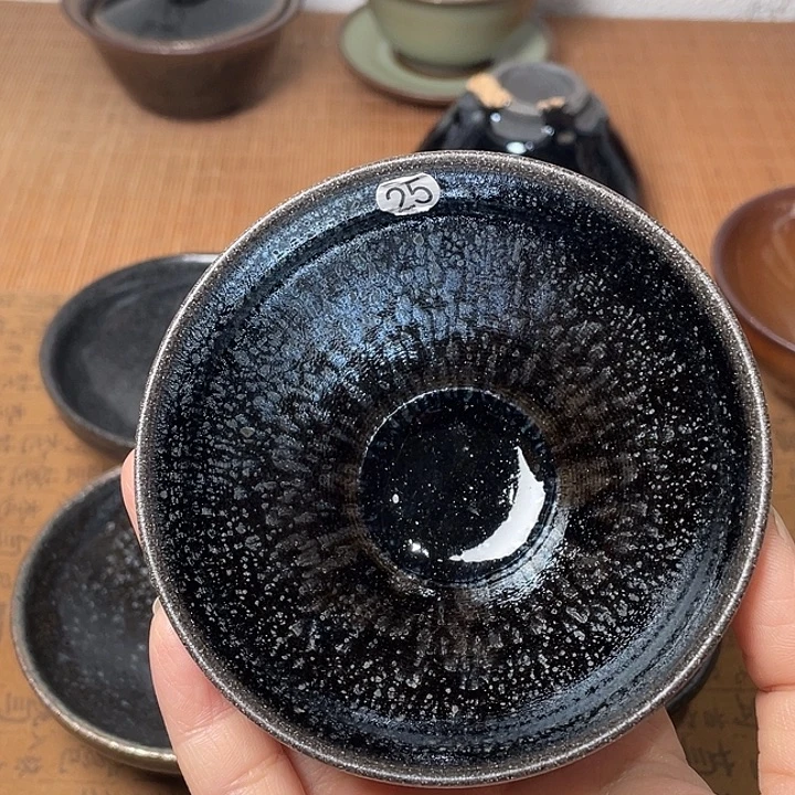 白***侯茶盏龙窑柴烧建盏25