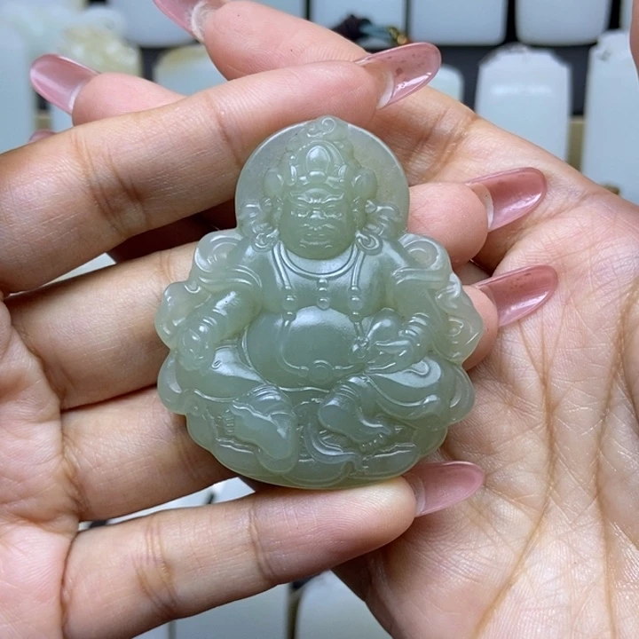 颈饰未镶嵌和田玉狙*手