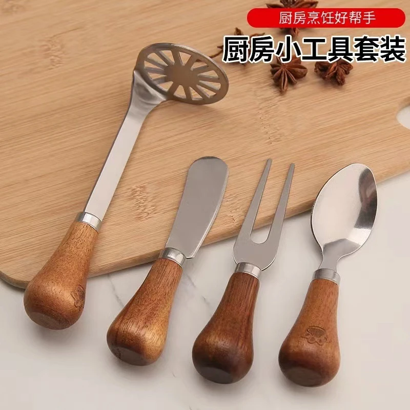 超实用胖墩手柄捣泥器加厚不锈钢压泥器土豆泥紫薯泥压泥神器