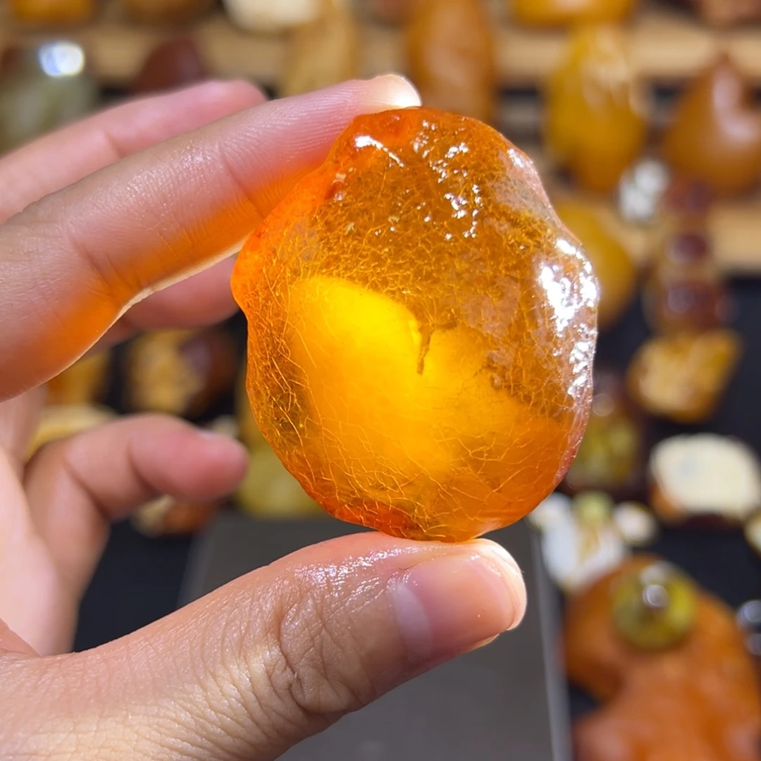 定制琥珀未镶嵌琥珀蜜蜡