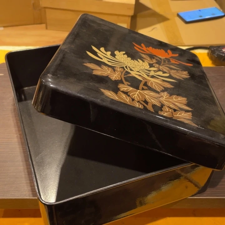 树脂文房盒一只中古