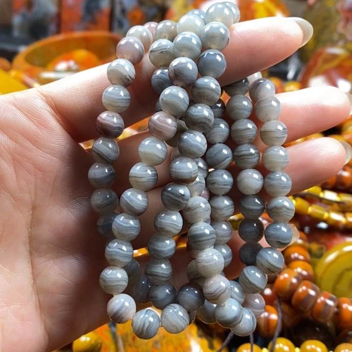 玛瑙/玉髓手串未镶嵌