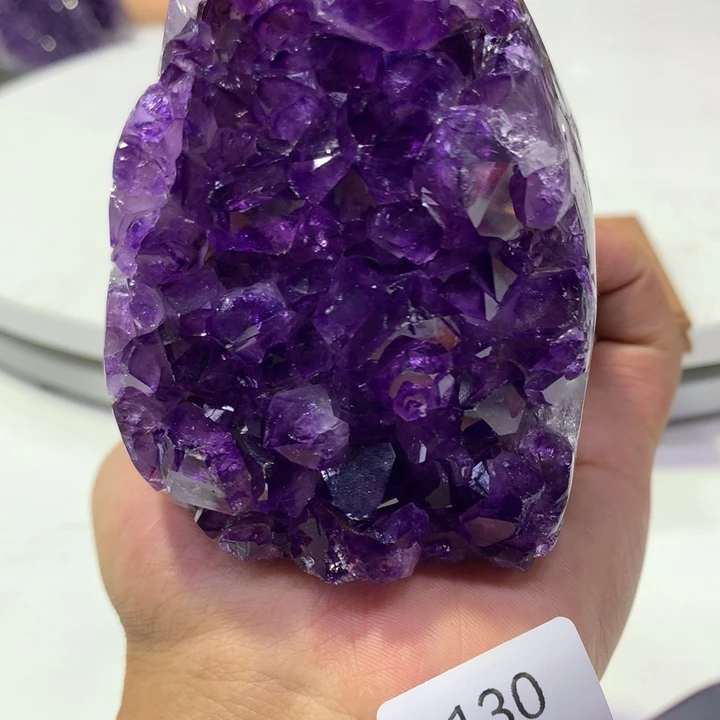 紫晶摆件未镶嵌紫晶130