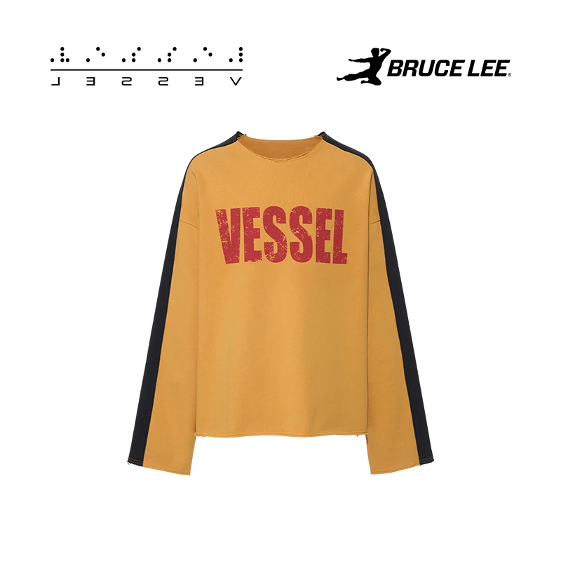 XVESSEL【新品上新百搭】李小龙联名款休闲时尚套装圆领长袖宽松