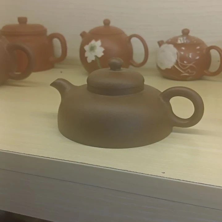 茶壶紫砂宜兴紫砂艺术  半月