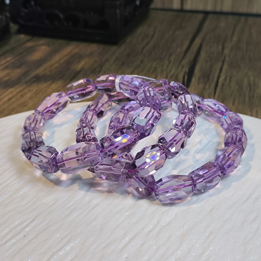 【书记甄选】紫水晶随型单圈手链 多样性发一件  618LA