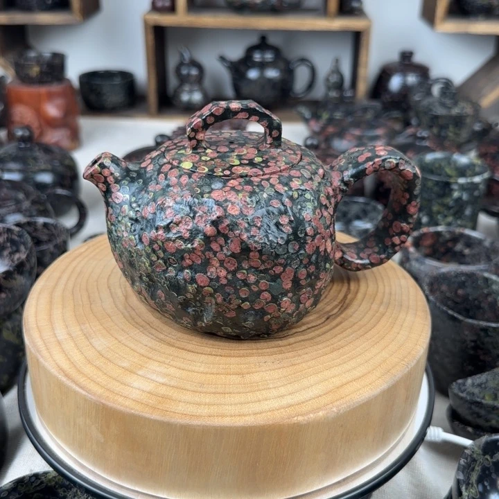 圆**梅花遇红梅茶壶精品