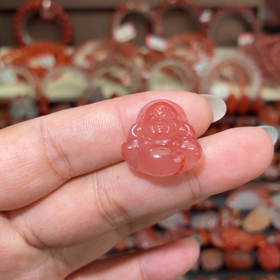 南红玛瑙未镶嵌颈饰佛公