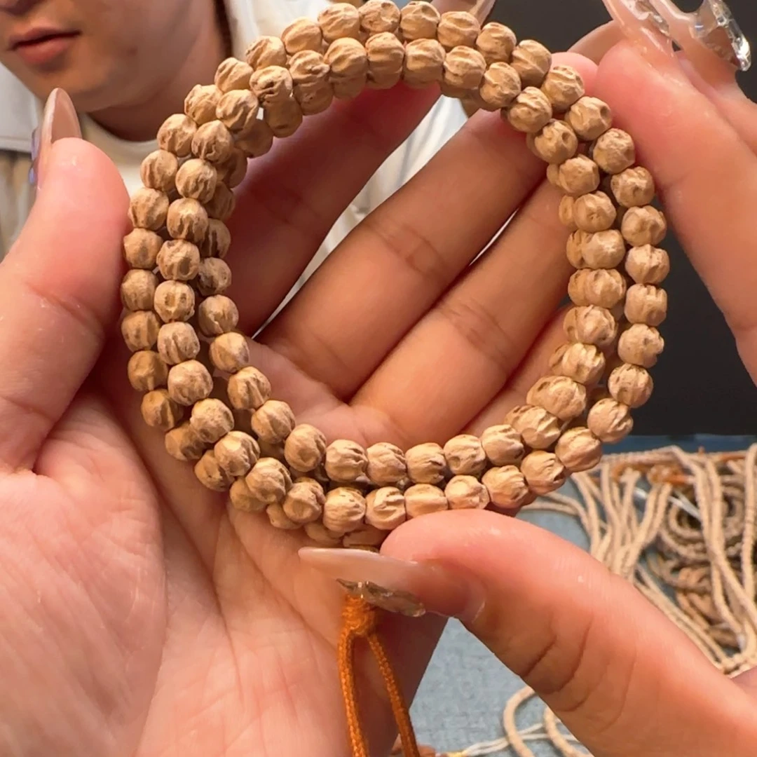 柏香籽/百香籽手串莲花6