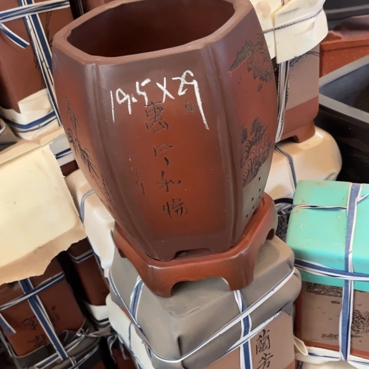 紫砂花盆紫砂花盆