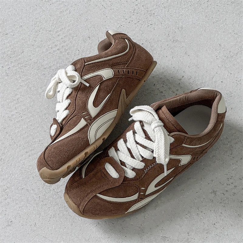 德训鞋男2025新款夏季赛车鞋复古潮流轻便透气百搭运动休闲板鞋男