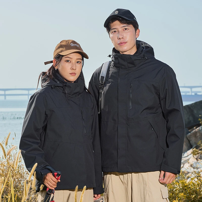【际华3539】三合一情侣冲锋衣户外加厚防水防风外套加绒秋冬季保暖