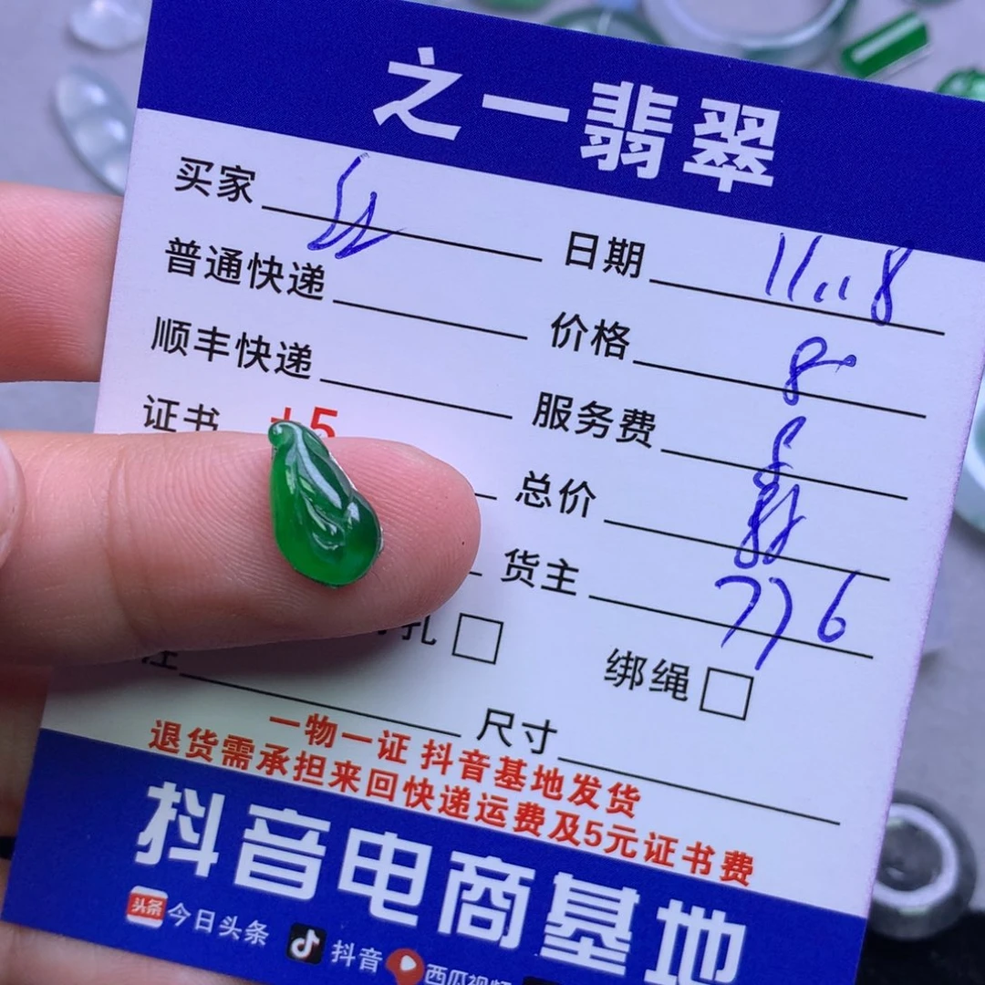 颈饰银S925镶嵌翡翠红**林