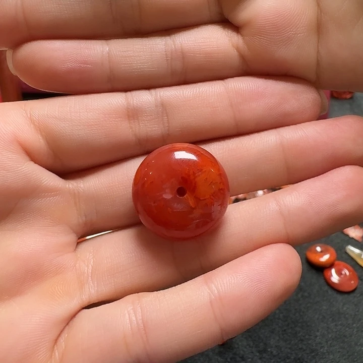 南红玛瑙未镶嵌吊坠(不含链)