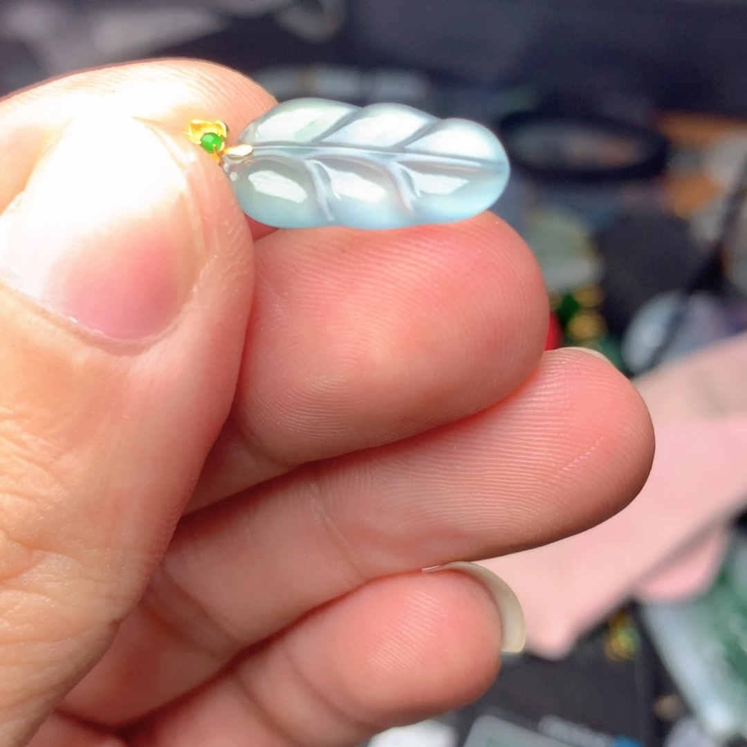 【闪购商品】翡翠18K金镶嵌颈饰翡翠