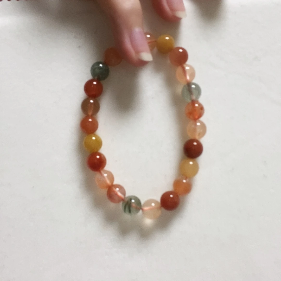 水晶手串未镶嵌@***?简单