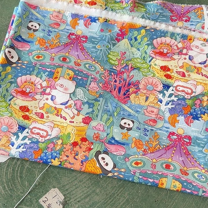 棉一米价纯棉8安帆布1.5宽果子块