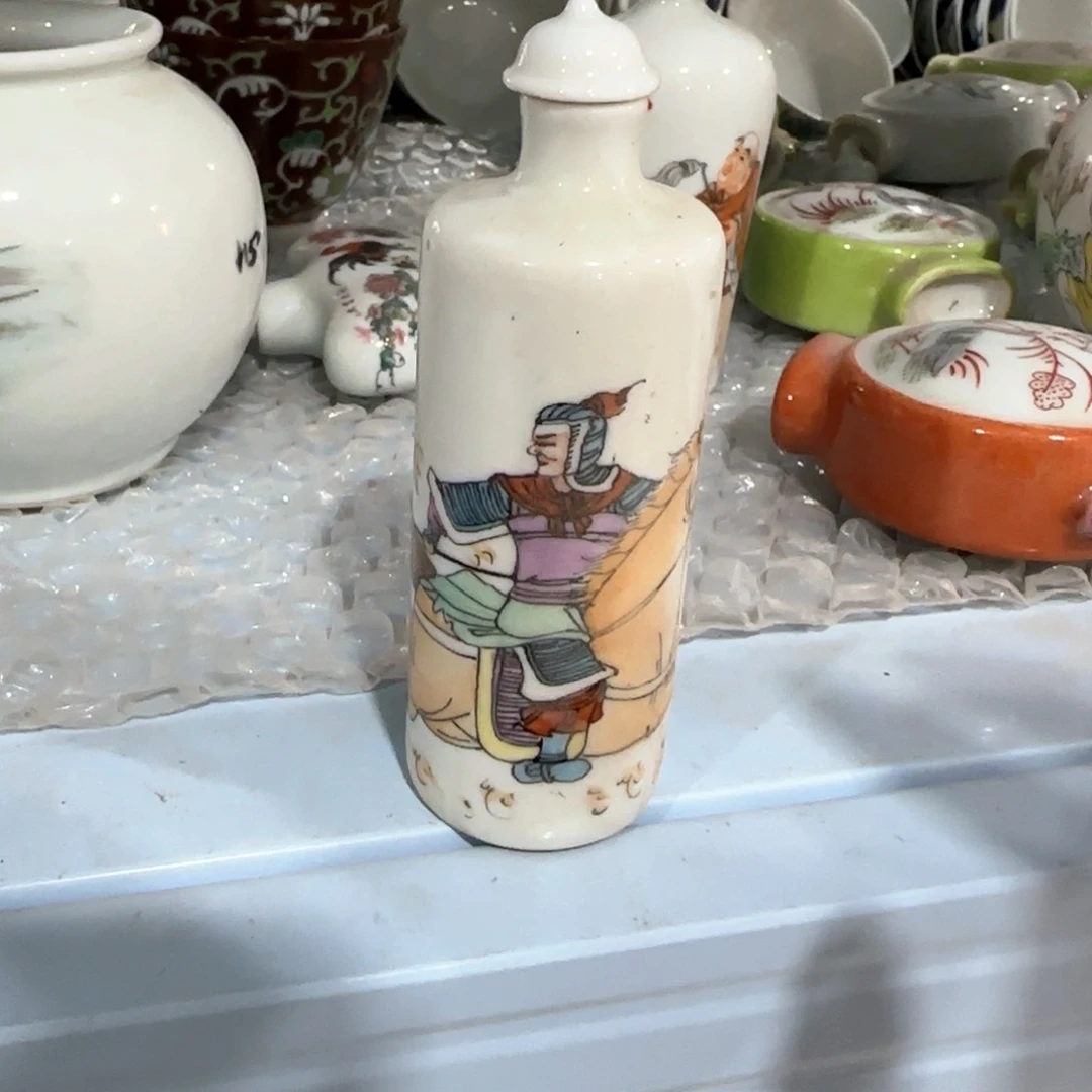 瓷片摆件手绘瓷器处理了