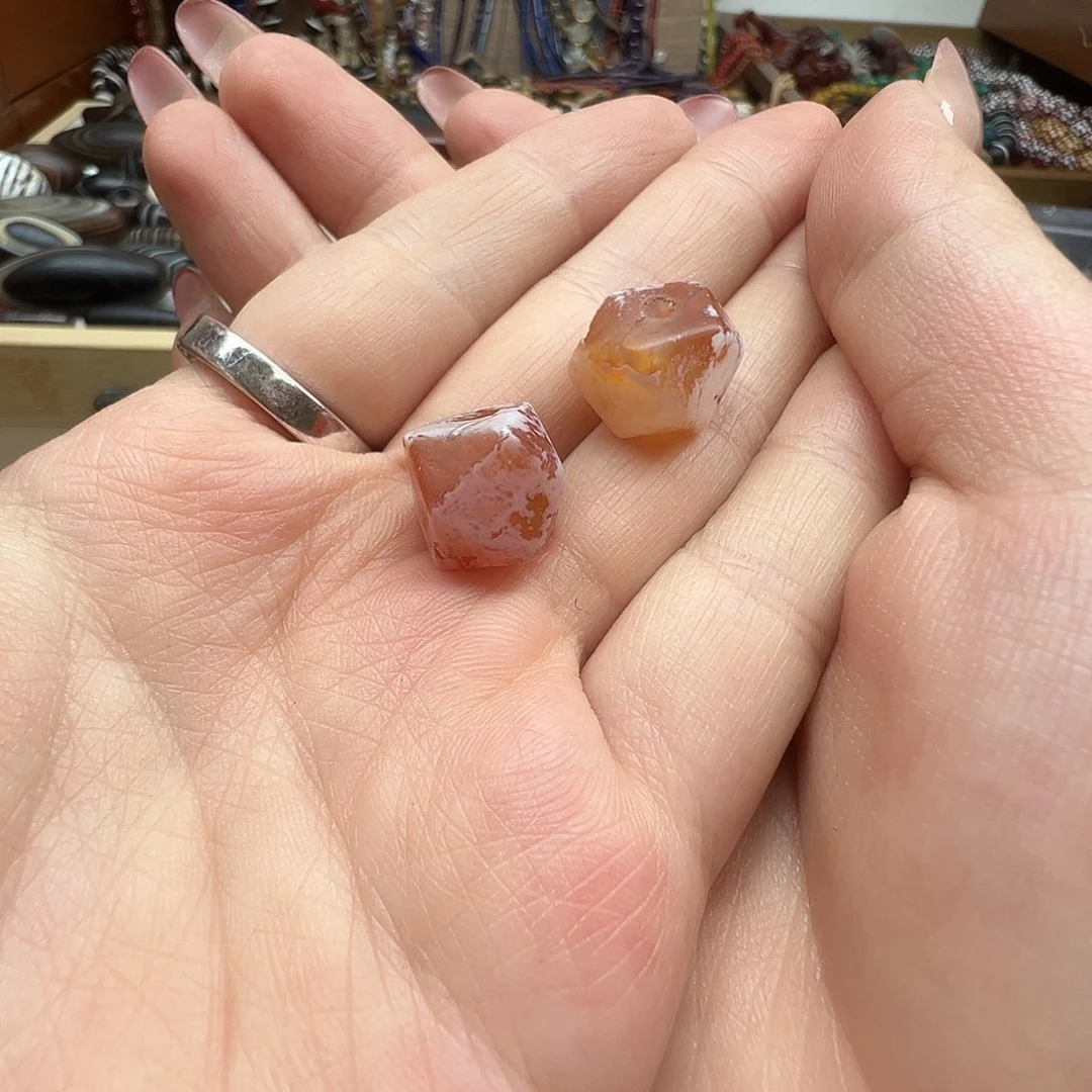 玛瑙/玉髓合金珠宝半成品