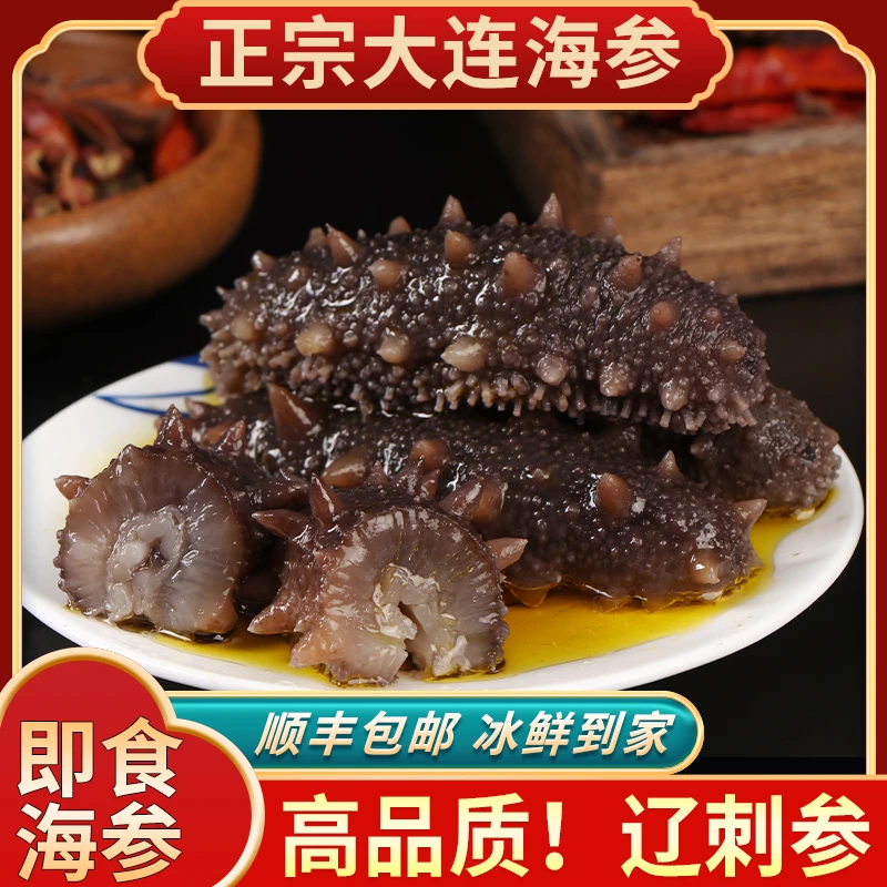 大连即食海参辽刺参开袋即食顺丰冷链500g