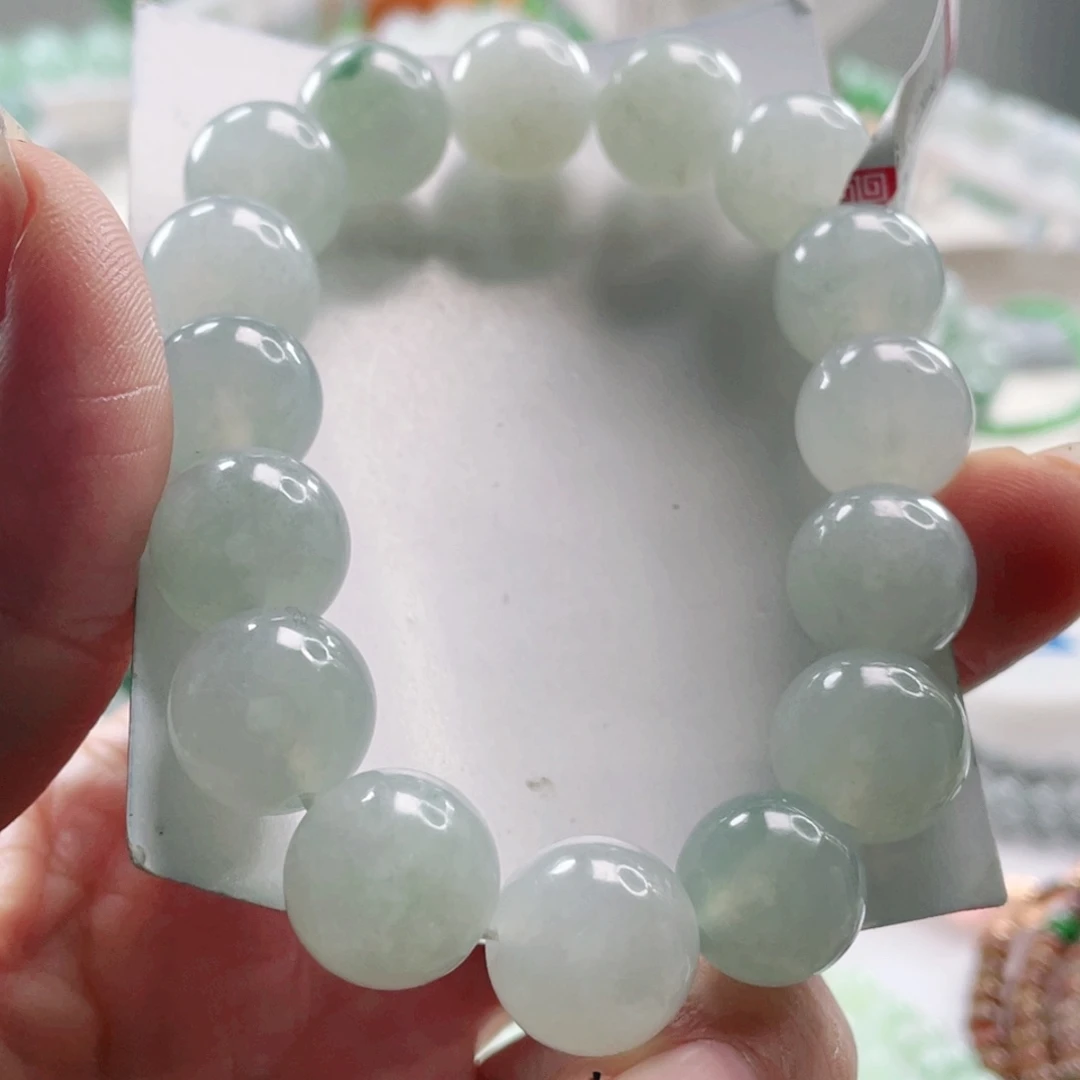 翡翠未镶嵌手链手串13+