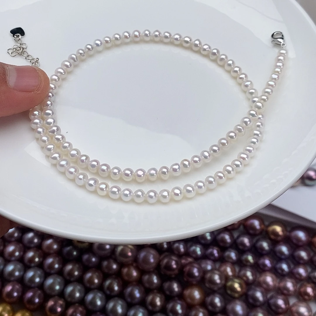 颈饰淡水珍珠合金