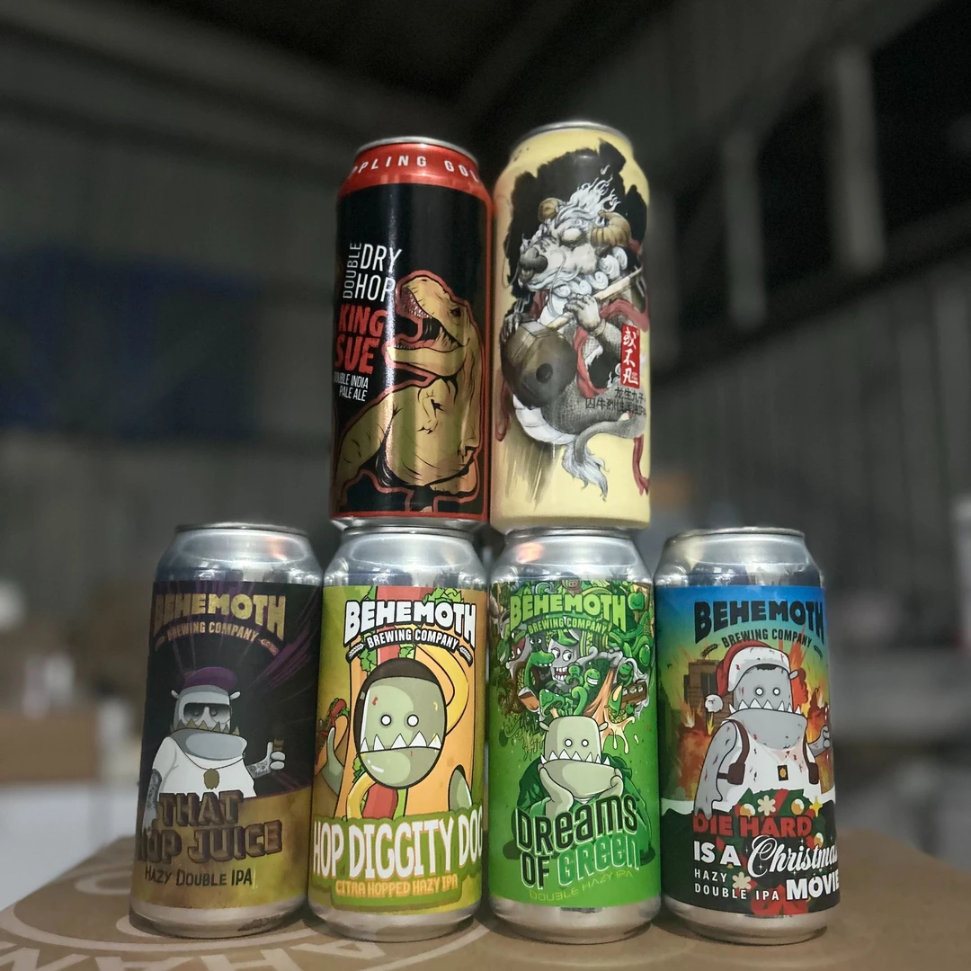 新西兰进口精酿啤酒比萌巨兽浑浊IPA罐装
