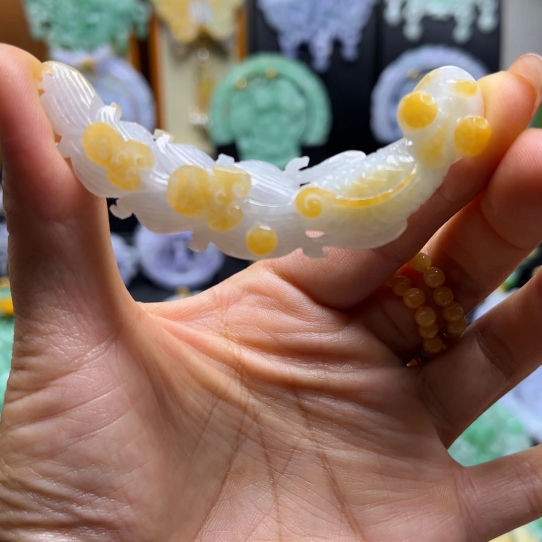 翡翠未镶嵌颈饰天然翡翠