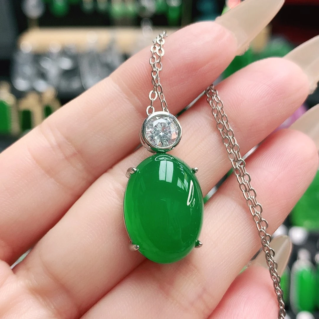 玛瑙/玉髓吊坠合金