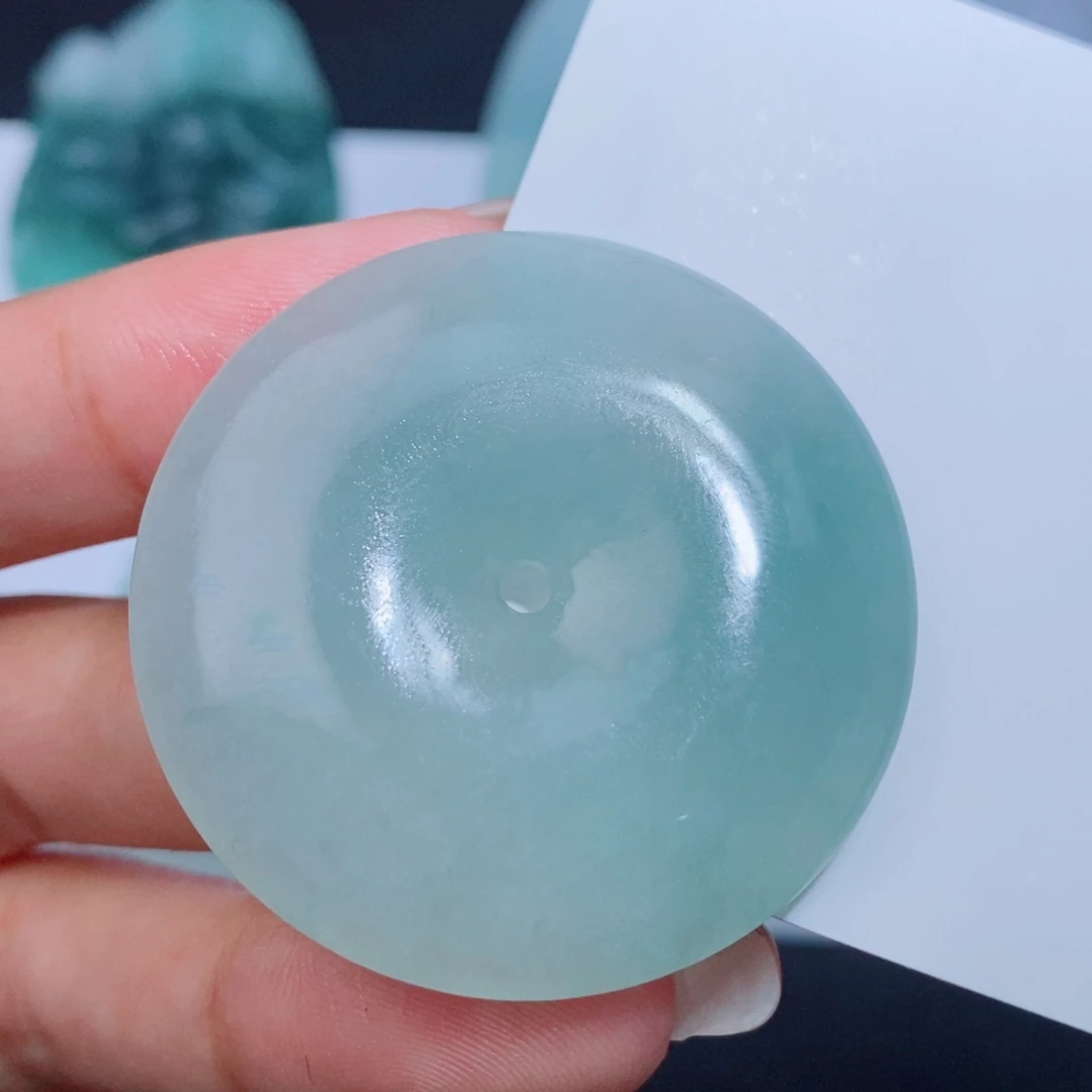 定制翡翠未镶嵌毛货翡翠挂件