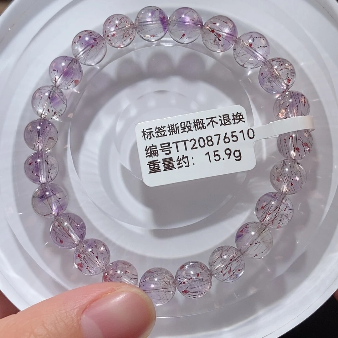 水晶手链未镶嵌F超七彼岸花8