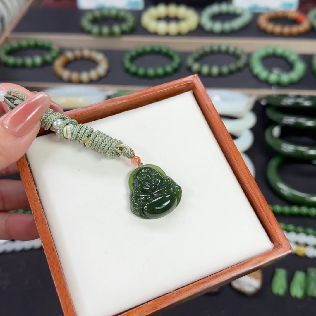 和田玉未镶嵌吊坠(不含链)