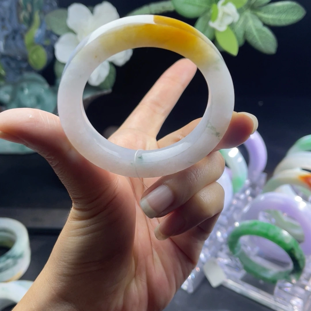 定制翡翠未镶嵌天然翡翠A货手镯