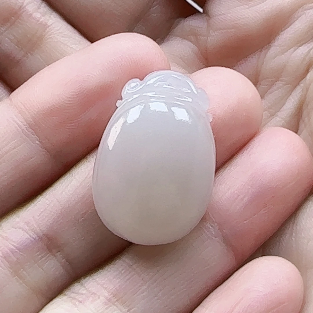 跳***符和田玉未镶嵌吊坠(不含链)