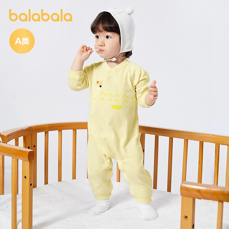 巴拉巴拉新生儿衣服婴儿连体衣宝宝包屁衣哈衣爬服夏柔软亲肤舒适